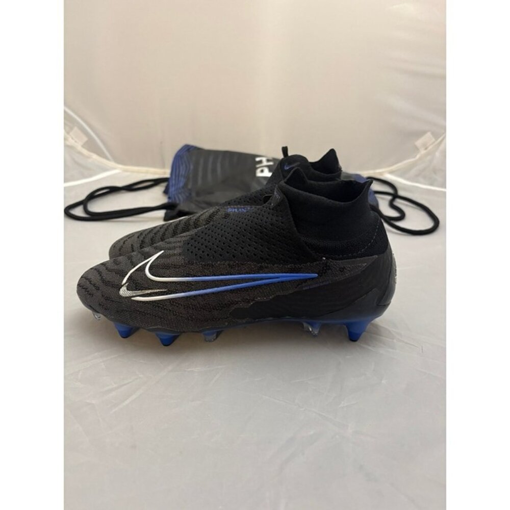 Nike phantom GX elite DF SG AC blue black soccer cleats size 6.5 DD9444 040